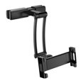 thumbnail image 1 of Soporte para teléfono y tableta para coche, soporte trasero retráctil, soporte trasero para teléfono, soporte trasero ajustable, soporte trasero, negro, 1 of 5