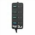 thumbnail image 3 of Knox gear 4 Port 30 USB Hub with Individual Switches and LED Lights, 3 of 4