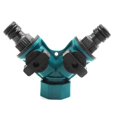 thumbnail image 4 of Divisor de manguera de jardín de plástico de vías, tubo de válvula en apariencia de Y, conector , adaptador de espita de manguera, agarre fácil Sharpla divisor de manguera, 4 of 4
