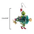 thumbnail image 2 of Pendientes navideños Festival Acrílico Pendientes navideños Grinch Pendientes Pendientes Ins Sencillos y versátiles----Estilo 12--Código de producto 64474 Estilo 12, 2 of 4
