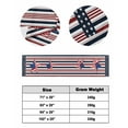 thumbnail image 6 of Xipuska 4th of July Bed Runners for King Size Bed, Decorative Bed Throws for Foot of Bed, Independence Day American Flag Star Striped Bed Runner Sofa Throw Bedding Scarf Slipcover for Bedroom, 6 of 6