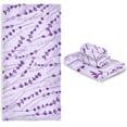 thumbnail image 7 of Coolnut Purple Lavender Towel Set of 3 with Bath Towel, Hand Towel and Wash Cloth, Soft, Quick Drying and Comfortable Winter Towels for Bathroom Kitchen Home Travel Hotel Gym Washcloth Gift, 7 of 7