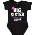 thumbnail image 3 of Inktastic Big Sister Again with Bow and Arrow Girls Baby Bodysuit, 3 of 5