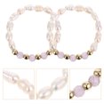 thumbnail image 3 of 1 Pc Fashionable Handmade Rhinestone Pearl Ring Versatile Exquisite Finger Ring, 3 of 8