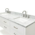 thumbnail image 4 of Ariel W073dcwrvo Hutton 72" Wall Mounted Double Basin Vanity Set - White, 4 of 7