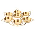 thumbnail image 1 of 1 candelabro de aleación para decoración del hogar, elegante candelabro dorado., 1 of 6