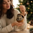 thumbnail image 5 of Forest Animal Acorn Ornaments 3D, Detailed Woodland Creature Figurines in Acorn Shell, Shatterproof Resin Christmas Tree Ornaments, Unique Animal Lover Gift Idea, Christmas Decor Set, H, 5 of 7
