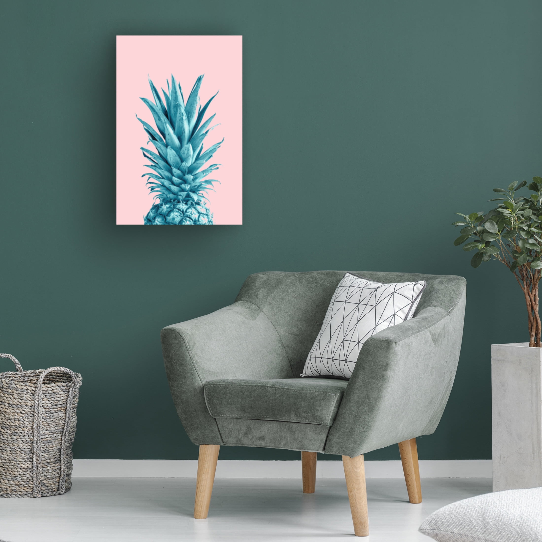 Trademark Fine Art Pictufy Studio Pineapple Pink 07 Canvas Wall Art
