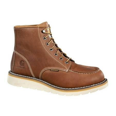 Carhartt Men's 6" Waterproof Wedge Boot Moc Toe Tan 15 EE US