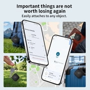 RSH Bluetooth Tracker Smart Tag 4 Pack, Android Compatible with Google Find Hub, Item Finder Key Finder for Wallet, Backpack & Pet Collar, Black