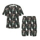 thumbnail image 1 of Balery Christmas cute deer old man Conjunto de Pijama Infantil de Manga Corta con Estampado – Ropa de Dormir de Algodón Suave-Large, 1 of 6