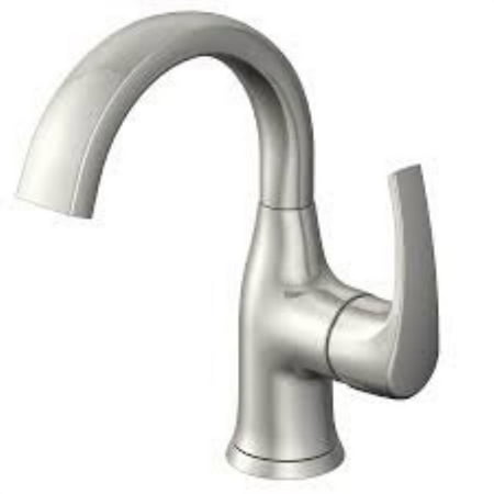 UPC 019934498241 product image for jacuzzi lyndsay brushed nickel 1-handle single hole watersense bathroom faucet | upcitemdb.com