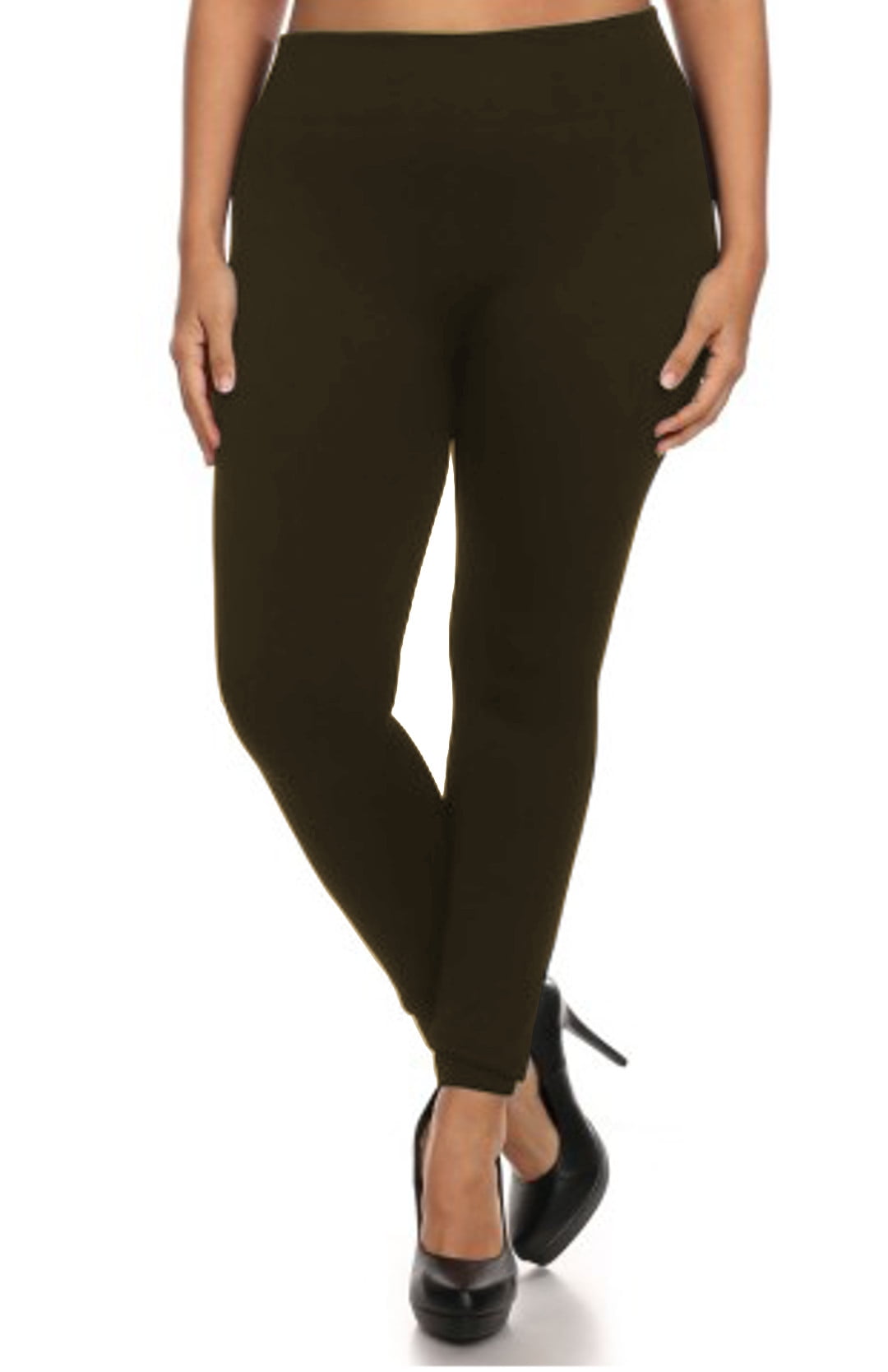 Women's High-waisted Classic Leggings - Wild Fable™ Deep Olive 2x