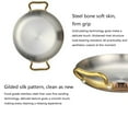 thumbnail image 2 of Spanish Paella Pan, Hand-Hammered Paella Cooking Pan with Two Riveted Handles Seafood Snack Plate for Kitchen Restaurant, 2 of 5