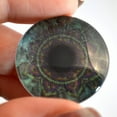 thumbnail image 6 of Teal Lace Mandalas Animated Glass Eyes, 6 of 11