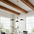 thumbnail image 1 of Modway Journey 3-Light 14" Arm Pendant in Black, 1 of 8