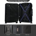 thumbnail image 4 of Travelhouse 5-Piece Hardside Luggage Set Spinner Lightweight Suitcase with TSA Lock & Duffel Bag. (Blue), 4 of 10