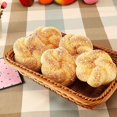thumbnail image 3 of Rectangle Bread Basket Rattan Storage Basket Food Fruit Vegetable Serving Basket Supermarket Restaurant Display Tray, 3 of 10