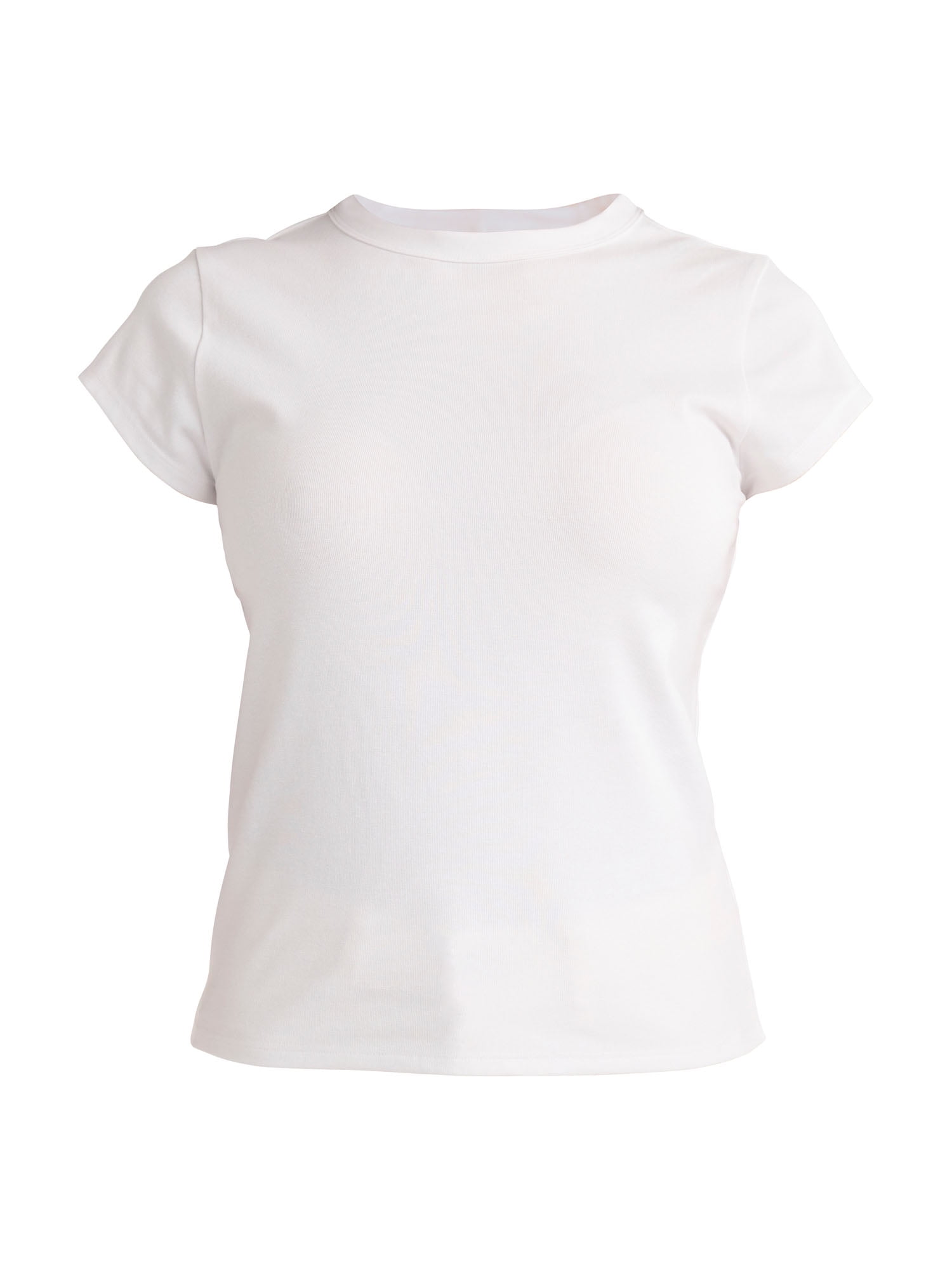 Free Assembly Women's and Women's Plus Cap Sleeve Tee, Sizes XS-4X