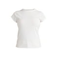 thumbnail image 4 of Free Assembly Women's and Women's Plus Cap Sleeve Tee, Sizes XS-4X, 4 of 7