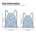 thumbnail image 2 of Fotbe Daisies Flowers Bolsa Mochila con Cordón Estampada, Bolsa de Gimnasio Deportiva, Bolsa Cinch, Bolsa con Cordón para Hombres y Mujeres-Small, 2 of 6