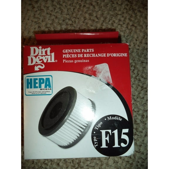 Dirt Devil Royal 084500 Vibe Hepa Style F-15 Vacuum Filter Manufacture Part # 3SS0150001