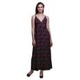 thumbnail image 1 of Bimba Robe Longue Maxi à Bretelles Spaghetti Ajustables Imprimée Teinture sur Nœuds Tenue de Plage d'Été-Xx-Grand, 1 of 5