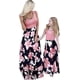 thumbnail image 3 of WIWIQS Verano Lindo Mamá y Yo Boho Rayas Chevron Maxi Vestidos, 3 of 5
