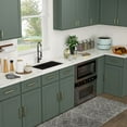 thumbnail image 2 of 30 in. Undermount Single Bowl 16-Gauge Gunmetal Black Stainless Steel Kitchen Sink with Black Drain Assembly, 2 of 9