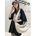 thumbnail image 3 of Kukuzhu Canvas Casual Messenger Bag for Women Hobo Crossbody Bag Shouder Purse Tote Handbag Men, 3 of 7