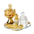 thumbnail image 1 of Soportista de incienso Mesa de regalo de regalo Curno de incienso para accesorios de decoración de spa de oficina, 1 of 9