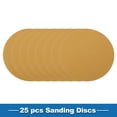 thumbnail image 3 of Discos de Lijado Unique Bargains de 9 Pulgadas 600 Grano Redondos con Gancho y Bucle Papel Kraft Amarillo 25 Pcs, 3 of 6
