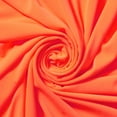 thumbnail image 2 of ITY Fabric Polyester Lycra Knit Jersey 2 Way Spandex Stretch 58" Wide By the yard (Neon Orange), 2 of 2