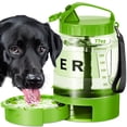 thumbnail image 1 of Botella de agua para perros SwSun Sun Dog 2 en 1, 2,3 L, verde, 1 of 9
