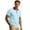 Blue, variant on Men'S Cable Knit Polo Shirts Contrast Collar And Cuffs Short Sleeve Casual Breathable Knitwear For Summer Daily Wear And Golf,Black,M