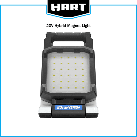 HART 20-Volt Hybrid LED Magnet Light, 1,500 Lumens (Battery Not Included)