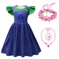thumbnail image 1 of Vestidos de princesa melocotón para niñas, cosplay de película, mono rosa, uniforme de actuación, ropa para niños, trajes de fiesta de cumpleaños y Carnaval zhangyuxiang unisex, 1 of 2