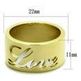 thumbnail image 4 of Gold Womens Ring Anillo Para Mujer Stainless Steel Ring Aquino, 4 of 4