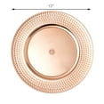 thumbnail image 4 of 13" Plastic Charger Plate - E - 24 Pack - Rose Gold, 4 of 4