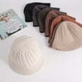 thumbnail image 2 of CoCopeaunts Womens Twist Bucket Hat Autumn Female Warm Knitting Wool Fisherman Cap Girls Outdoor Basin Hats Winter Ladies Panama Bob Gorros, 2 of 6