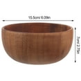 thumbnail image 2 of TABLETREANDS 1Set Brown Salad Bowl for Kitchen Counter with Heat Resistant Anti Scald 11.8X11.8X2.75in, 2 of 8
