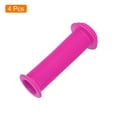 thumbnail image 3 of Uxcell 4pcs Bike Handlebar Grips 4.13" Non-Slip Strip Rubber Mushroom Bicycle Grips Fit 7/8" Handlebars, Pink, 3 of 7