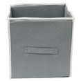 thumbnail image 4 of Amak Inc Fabric Storage Cube Bin, Foldable Closet Organizer Box with Handle for Clothes, Toys, Books & Home Storage Pack of 03, 4 of 6