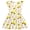 Yellow Back To School, variant on Lanbubble Toddler Girls Dress Summer Casual Sundress Ruffle Flutter Sleeveless Dinosaur Dresses 5-6 Years
