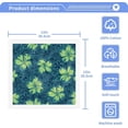 thumbnail image 3 of SKYSONIC 6 PCS Hibiscus Flowers Green Baby Washcloths Towel Set, Highly Absorbent & Soft Cotton Wash Cloths 12"x 12" Face Hand Towels for Bathroom, Multi-Purpose Fingertip Towels, 3 of 7
