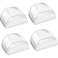 thumbnail image 1 of Self Adhesive Door Stoppers for Wall Protection, Acrylic Shower Door Stopper, 3m Strong Reusable Glue for Long-Term Reliability, Transparent Design for Floors and Parquet, 4 Pieces, 1 of 5