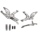 thumbnail image 1 of Reposapiés traseros ajustables de carreras, color gris, para BMW S1000RR M1000RR 2019-2024, 1 of 16