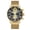 Black Gold, variant on MEGIR Luxury Men's Business Casual Wristwatch Waterproof Analog Quartz Watch Chronograph Date Clock