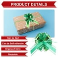thumbnail image 2 of Uxcell 12 pack Large Bows for Gift Wrapping, Reusable Ribbon Bow Green, 2 of 6