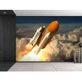 thumbnail image 2 of wall26 - Rocket Ship Blasting Off into Space- Wall Mural, Removable Sticker, Home Decor - 66x96 inches, 2 of 7